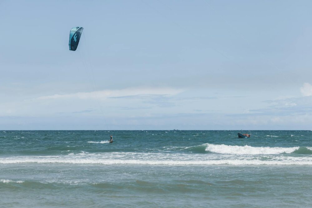 Are there any kite surfing spots near Barcelona?