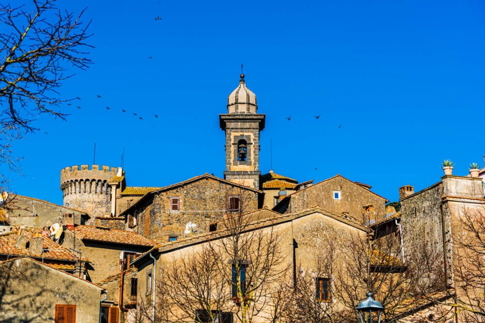 How do you get from Rome to the town of Bracciano?