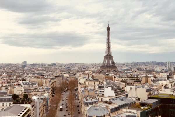 aerial photography of Eiffel Tower