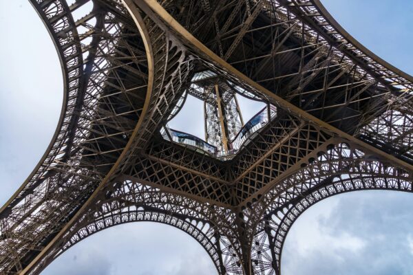 low angle photography of Eiffel Tower