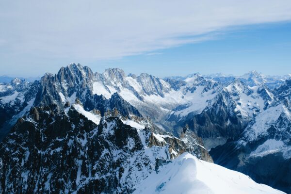 snow-capped mountain during daytime