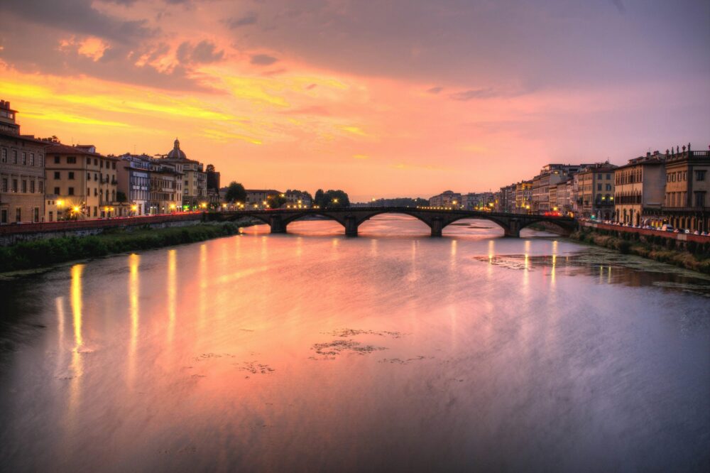 What are the best places to watch sunset in Florence?