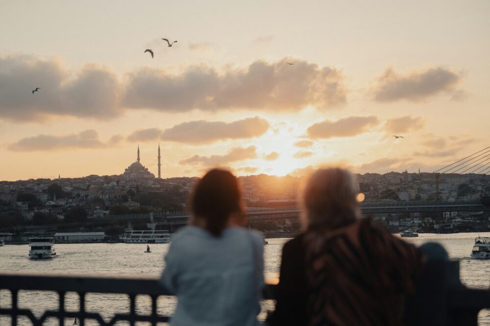 What are the best places to watch sunset in Istanbul?