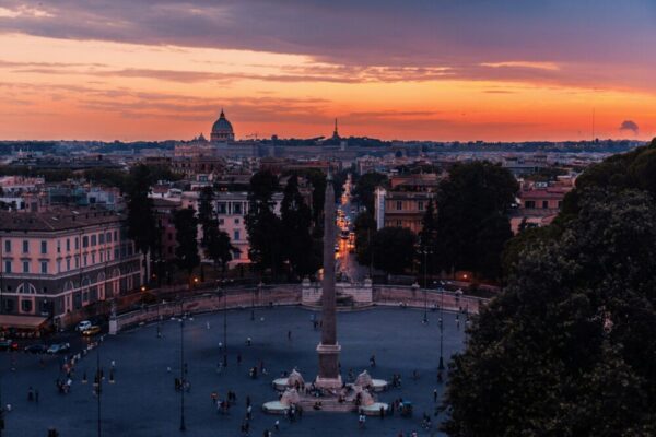 What are the best sunset spots in Rome for panoramic views?