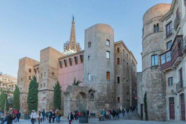 What are the best ways to explore Barcelona's Roman ruins?