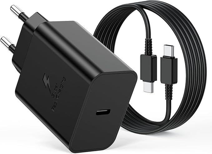 Chargeur USB C 45W Chargeur Samsung Charge Rapide et 2M Câble pour Samsung Galaxy S26 S25 Ultra S24 S23 S22 S21 S20 FE A73 A56 A55 A54 A36 A35 A25 A26 A17 A16, Prise USB C Secteur Type C Adaptateur : Amazon.fr: High-Tech