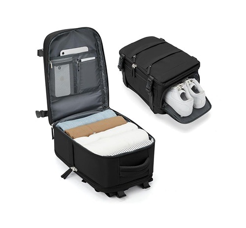 BJLFS Bagage Cabine 40x30x20 pour Ryanair Sac à Dos Voyage Cabine Avion 20L Bagage à Main 40x20x25 Petit Sac à Dos Ordinateur Portable 14 Pouces Homme Femme,noir : Amazon.fr: Mode