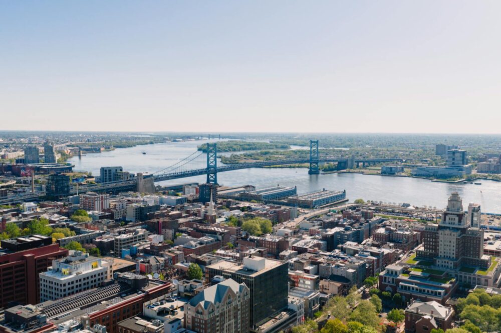 What is the best way to see the city from above in spring?