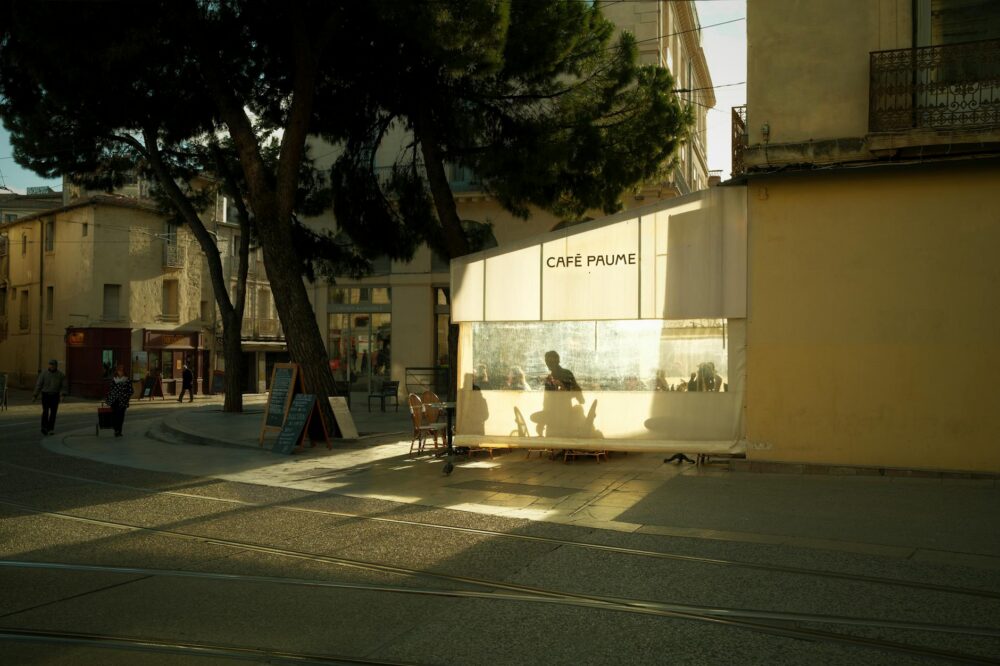 Which cafes in Nice have the best views of the Mediterranean?